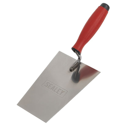 Sealey T1204 Stainless Steel Bucket Trowel - Rubber Handle - 180mm Sealey