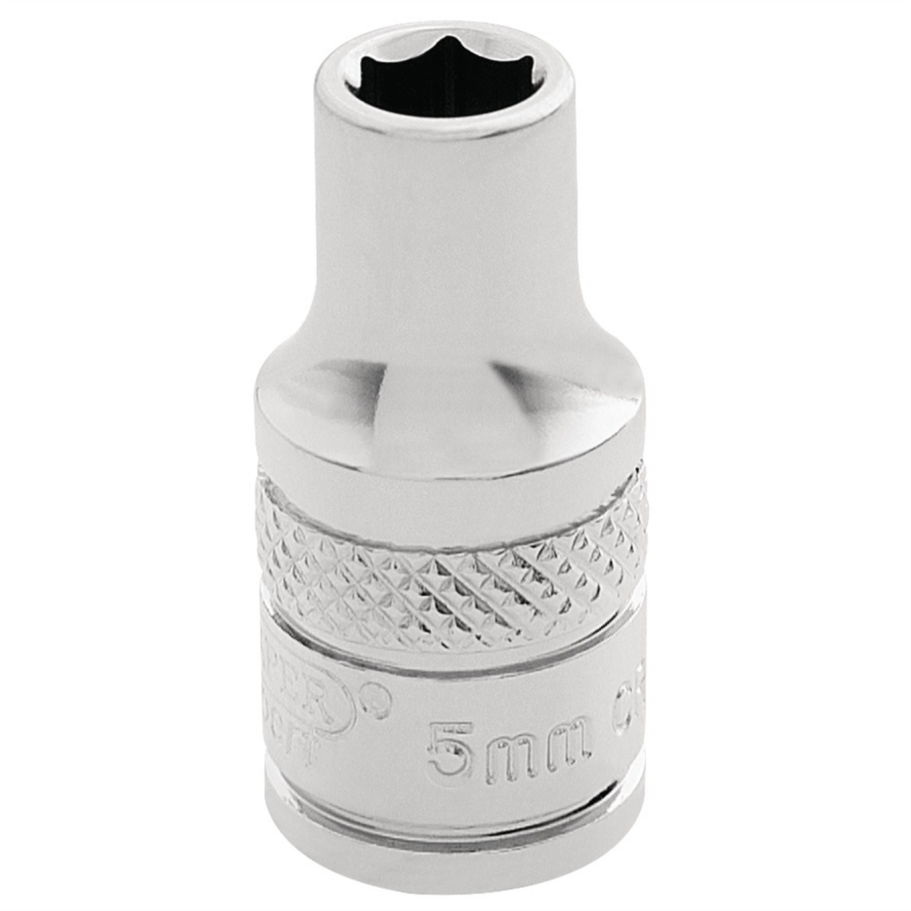 Draper 32427 HI-TORQ® 6 Point Socket 1/4" Sq. Dr. 5.0mm Draper