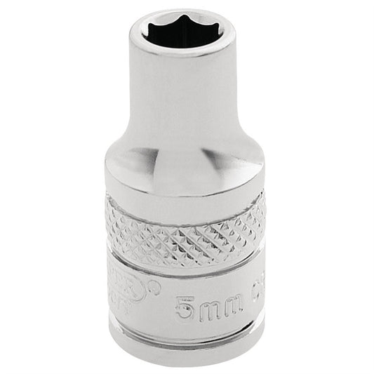 Draper 32427 HI-TORQ® 6 Point Socket 1/4" Sq. Dr. 5.0mm Draper