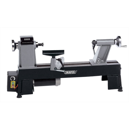 Draper 60989 Compact Digital Variable Speed Wood Lathe 550W Draper