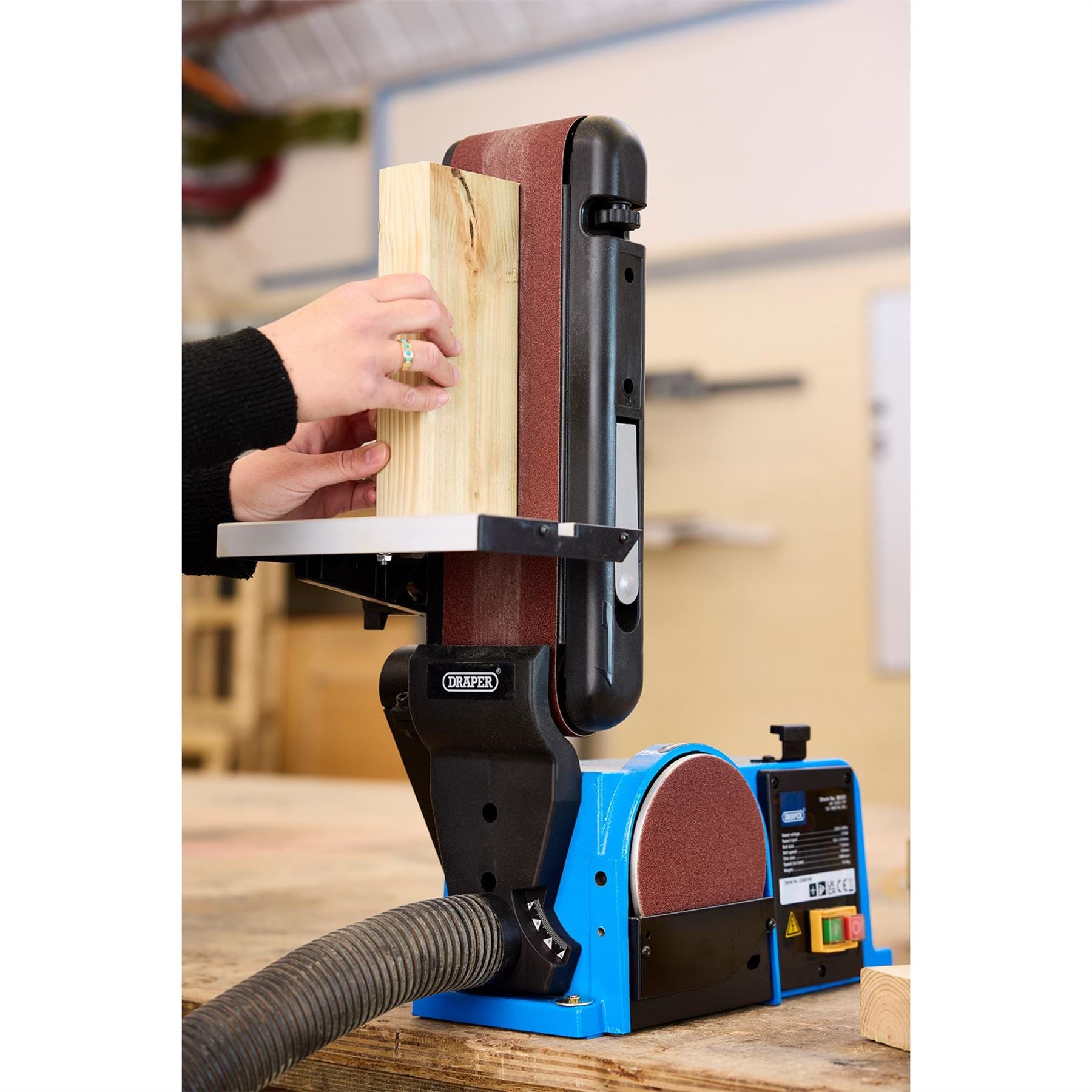 Draper 98420 230V Belt and Disc Sander 370W Draper