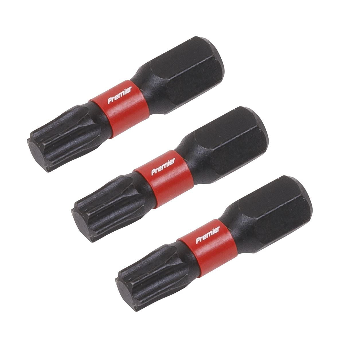 Sealey AK8220 TRX-Star* T30 Impact Power Tool Bits 25mm - 3pc Sealey