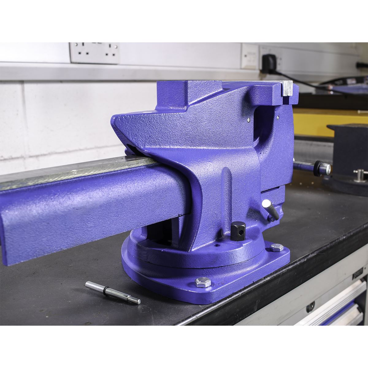 Sealey QAV150 Vice 150mm Quick Action Swivel Base Cast Iron Sealey