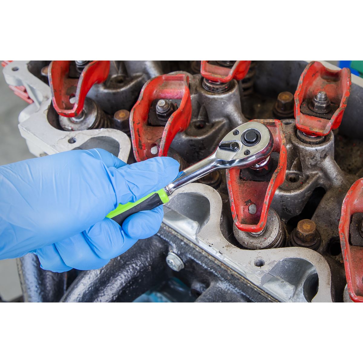 Siegen S01271 Tool Tray with Socket Set 62pc 1/4" & 1/2"Sq Drive Metric Siegen