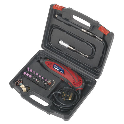 Sealey E540 Multipurpose Rotary Tool & Engraver Kit 40pc 230V Sealey