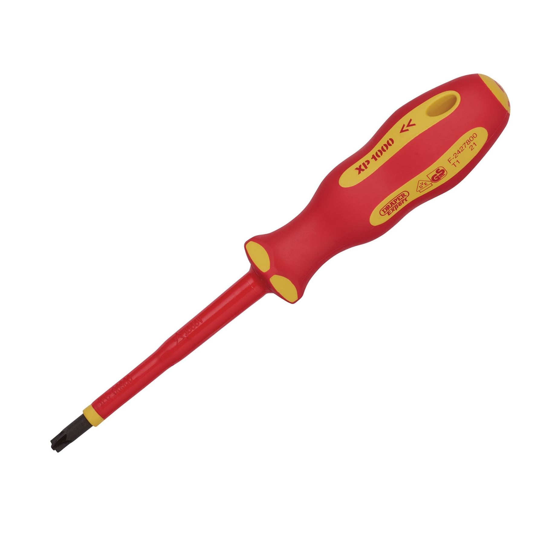 Draper 64495 XP1000® VDE PZ/SL Type Screwdriver No.2 x 100mm Draper