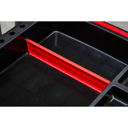 Sealey CX313 Workshop Trolley 3-Level Composite with Parts Storage Sealey