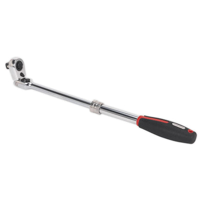 Sealey AK8984 Ratchet Wrench 1/2"Sq Drive Flexi-Head Extendable - Premier Platinum Sealey
