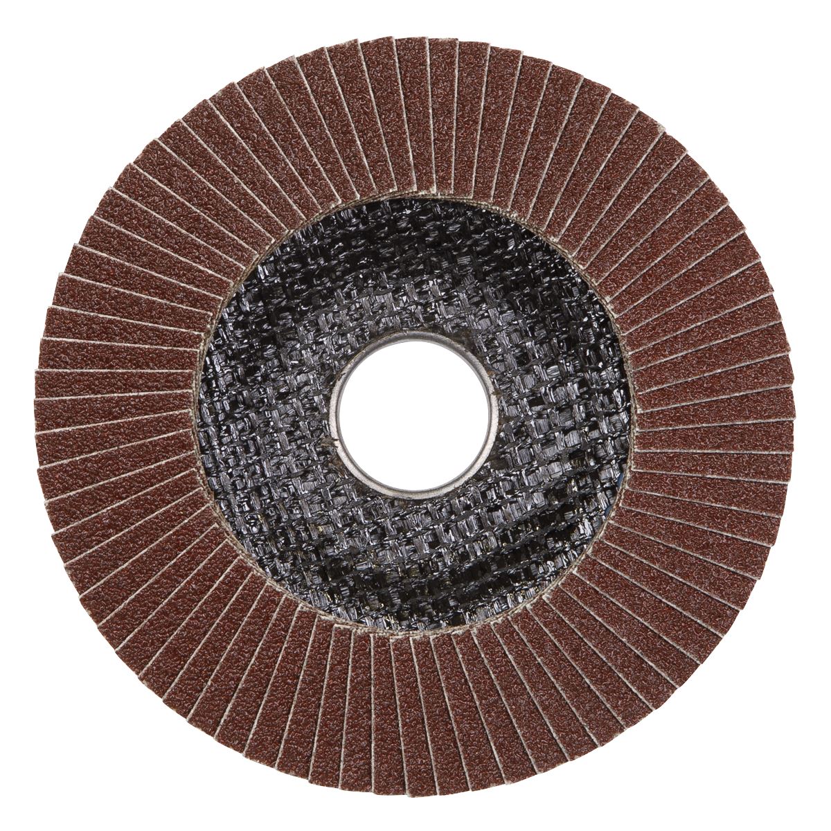Sealey FD11560E Flap Disc Aluminium Oxide Ø115mm Ø22mm Bore 60Grit Sealey