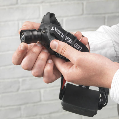 Sealey HT103LED Head & Hat Torch 3W SMD LED 3 x AAA Cell Sealey