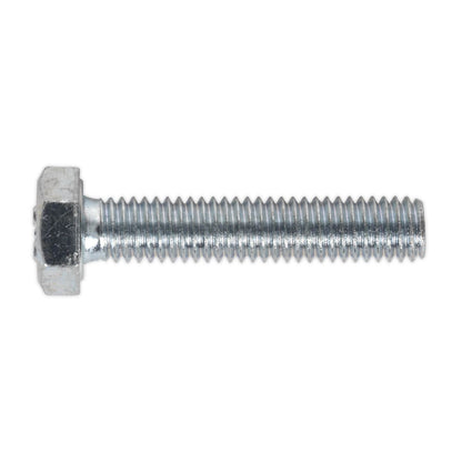 Sealey SS630 HT Setscrew M6 x 30mm 8.8 Zinc Pack of 50 Sealey