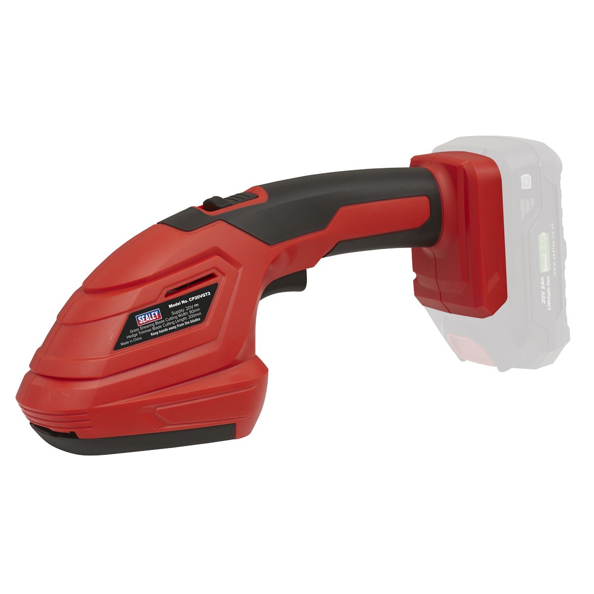 Sealey CP20VGT3 Cordless 20V SV20 Series 3-in-1 Garden Tool - Body Only Sealey