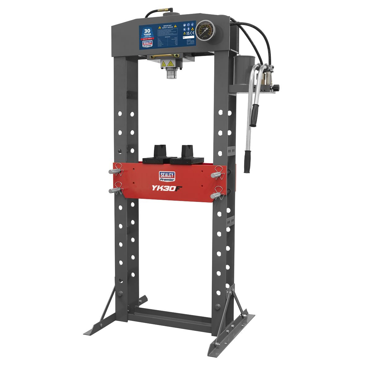 Sealey YK30F Premier Hydraulic Floor Type Press 30 Tonne Sealey