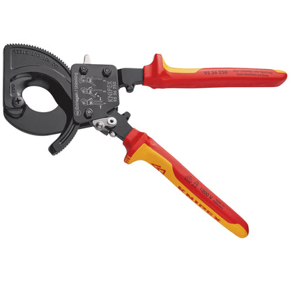 Knipex 57677 95 36 250 VDE Heavy Duty Cable Cutter 250mm Knipex