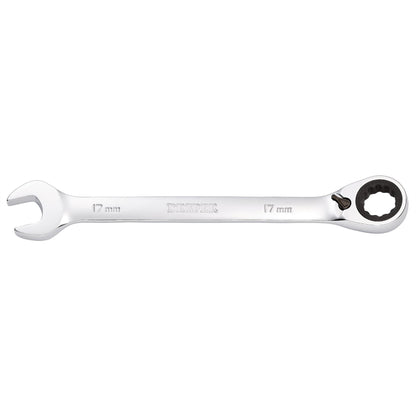 Draper 52005 HI-TORQ® Metric Reversible Ratcheting Combination Spanner 17mm Draper
