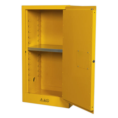 Sealey FSC08 Flammables Storage Cabinet 585 x 460 x 1120mm Sealey
