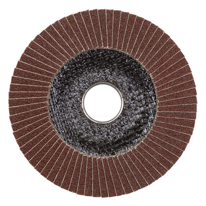 Sealey FD115120E Flap Disc Aluminium Oxide Ø115mm Ø22mm Bore 120Grit Sealey