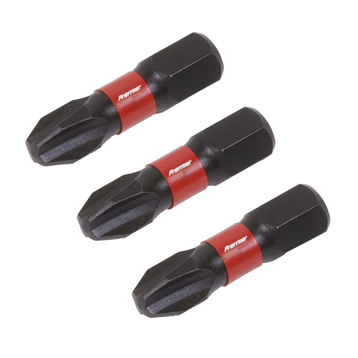 Sealey AK8206 Phillips #3 Impact Power Tool Bits 25mm - 3pc Sealey