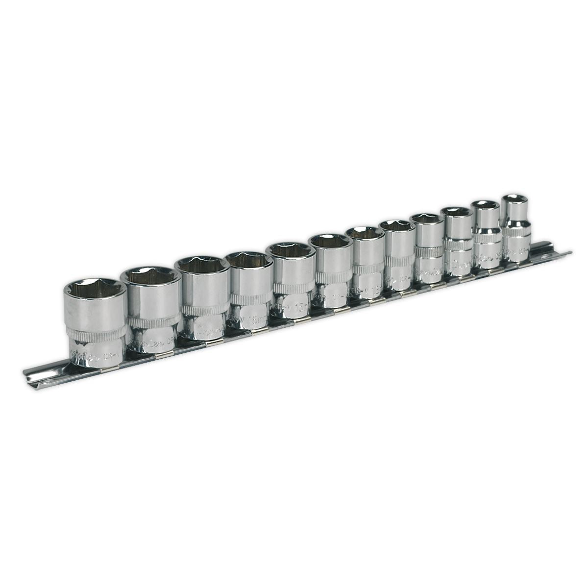 Sealey AK2693 Socket Set 12pc 3/8"Sq Drive WallDrive® Metric Sealey