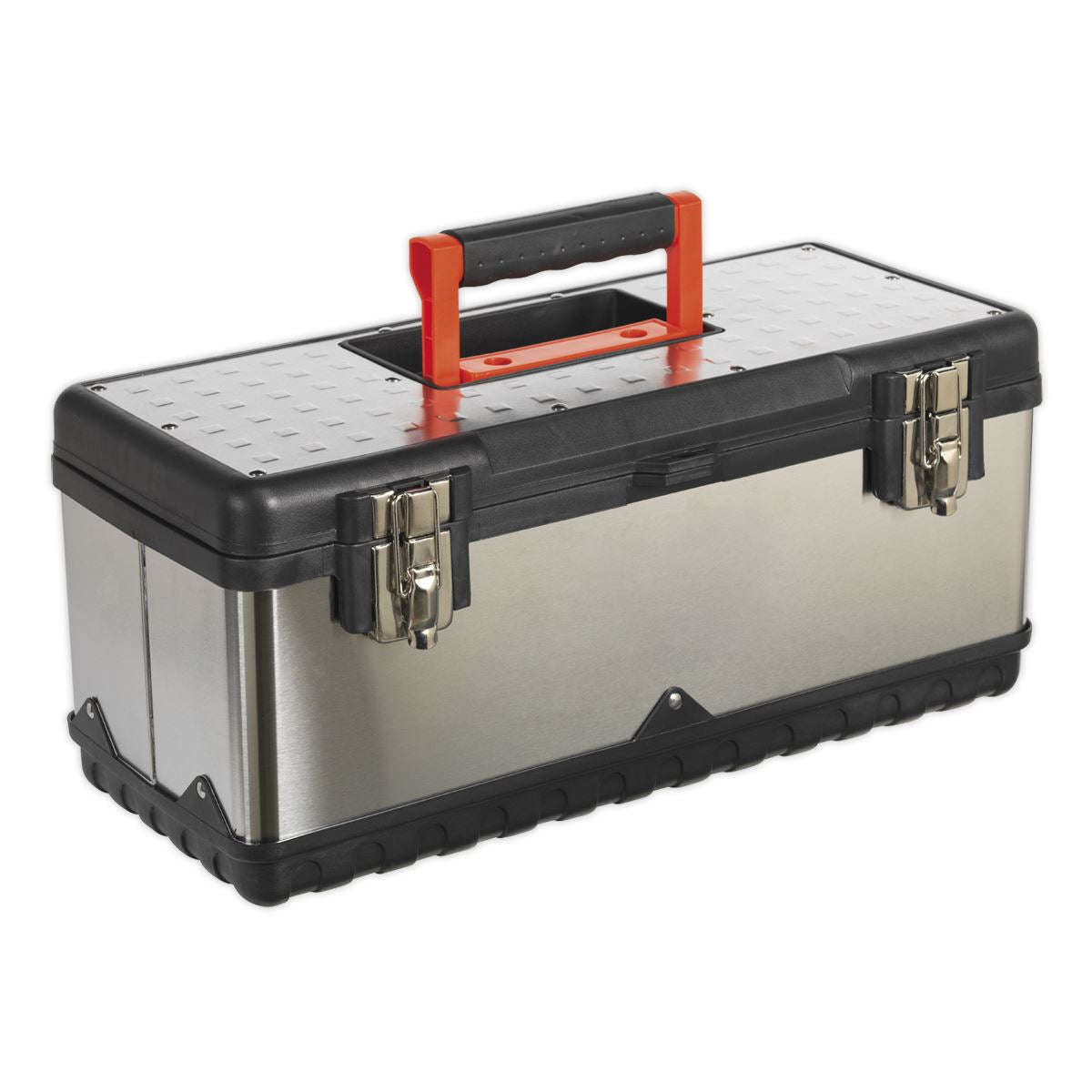 Sealey AP505S Stainless Steel Toolbox 505mm with Tote Tray Sealey