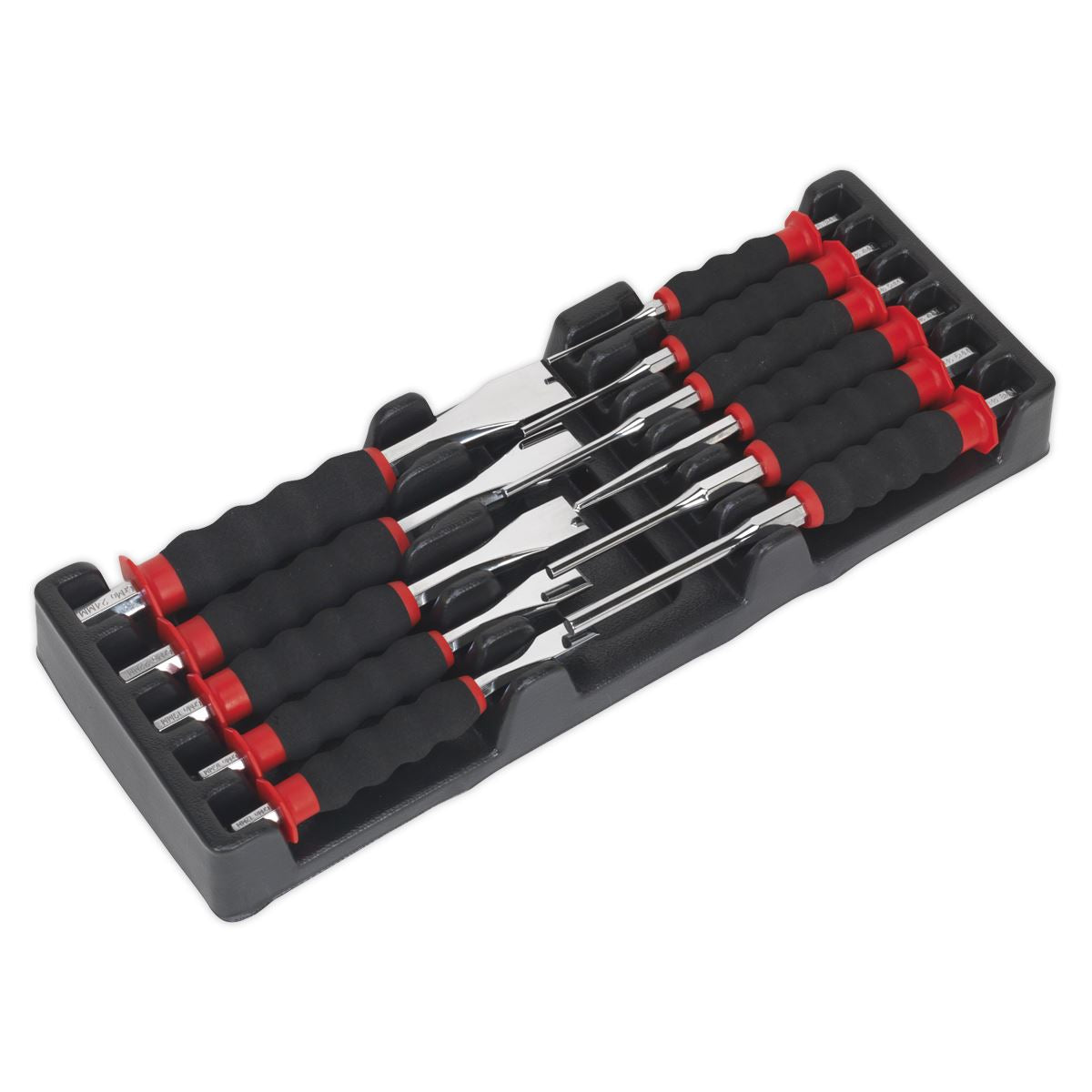 Sealey AK9135 Sheathed Punch & Chisel Set 11pc Sealey