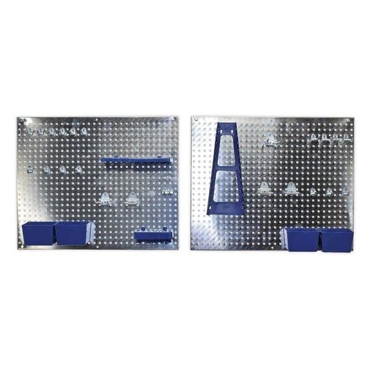 Siegen S01102 Wall Storage Pegboard Set 34pc Siegen