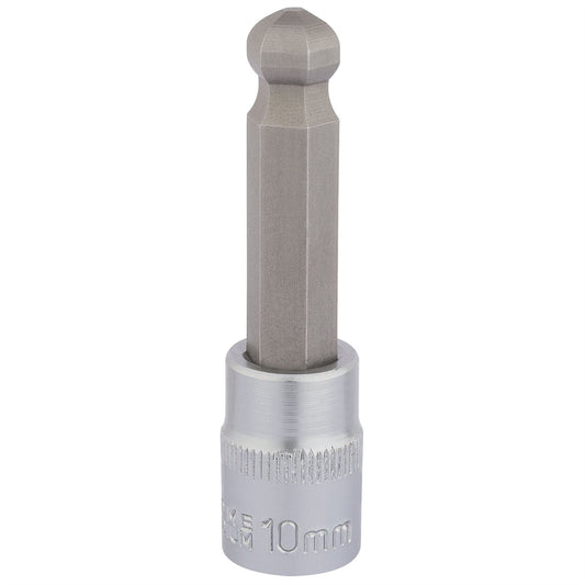 Draper 16293 Ball End Hexagonal Socket Bits 3/8" Sq. Dr. 10mm Draper