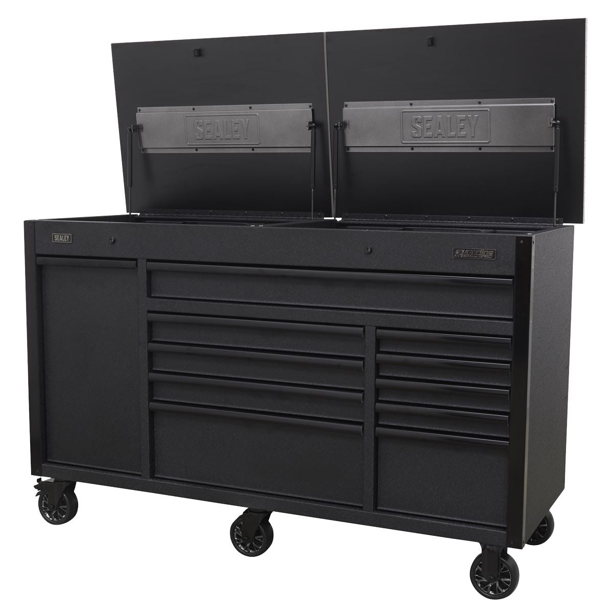 Sealey AP6310BE Mobile Tool Cabinet 1600mm with Power Tool Charging Drawer Sealey