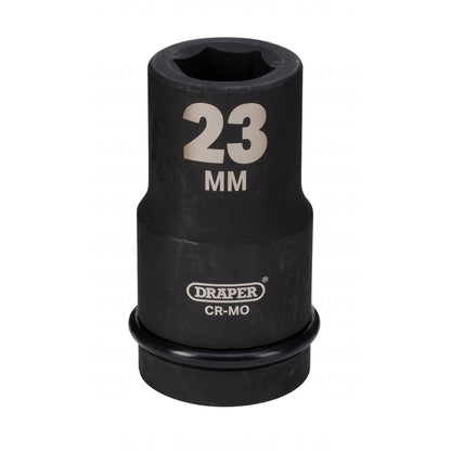 Draper 05138 Hi-TORQ® Deep Impact Socket 1" Sq. Dr. 23mm Draper