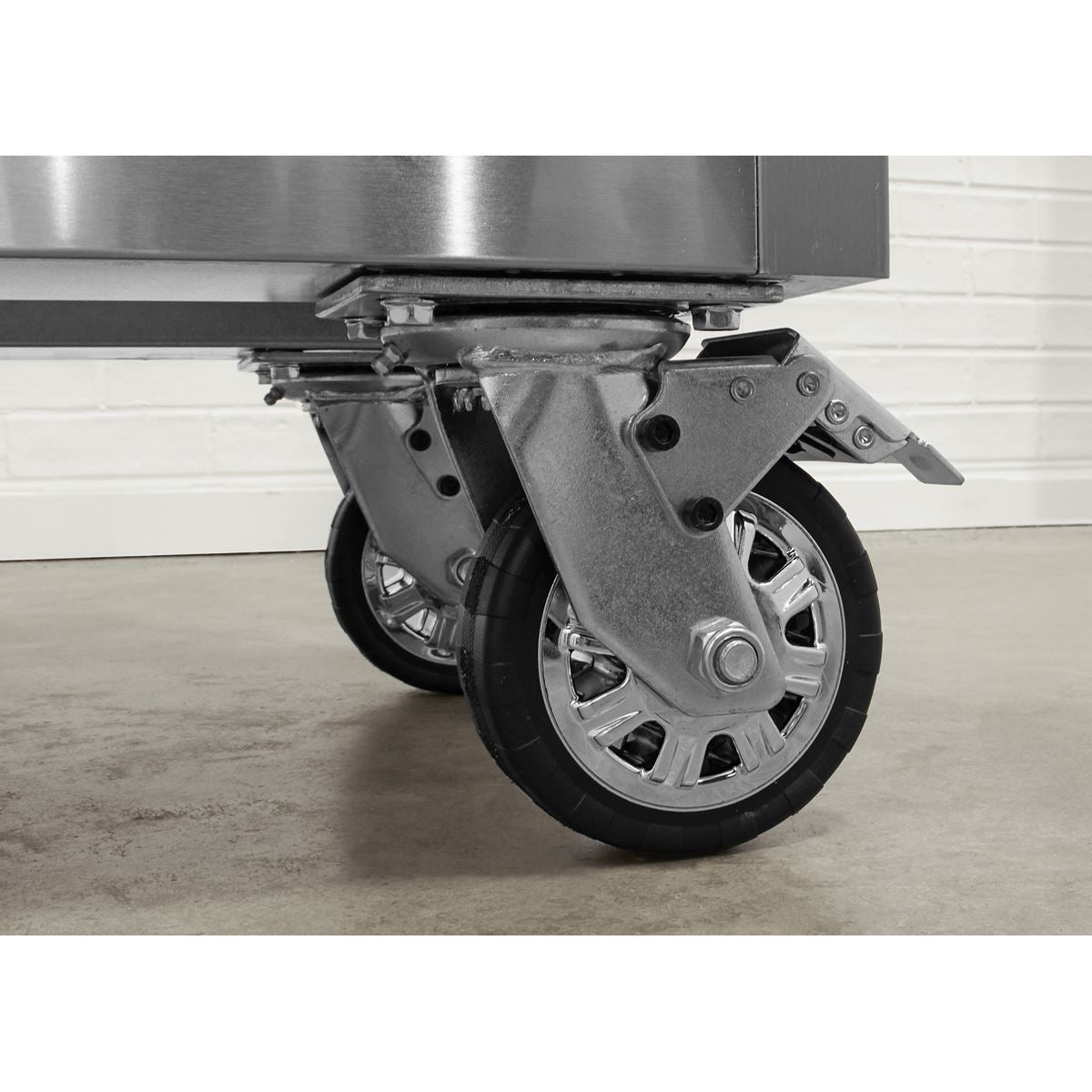 Sealey AP4804SS Mobile Stainless Steel Tool Cabinet 4 Drawer Sealey