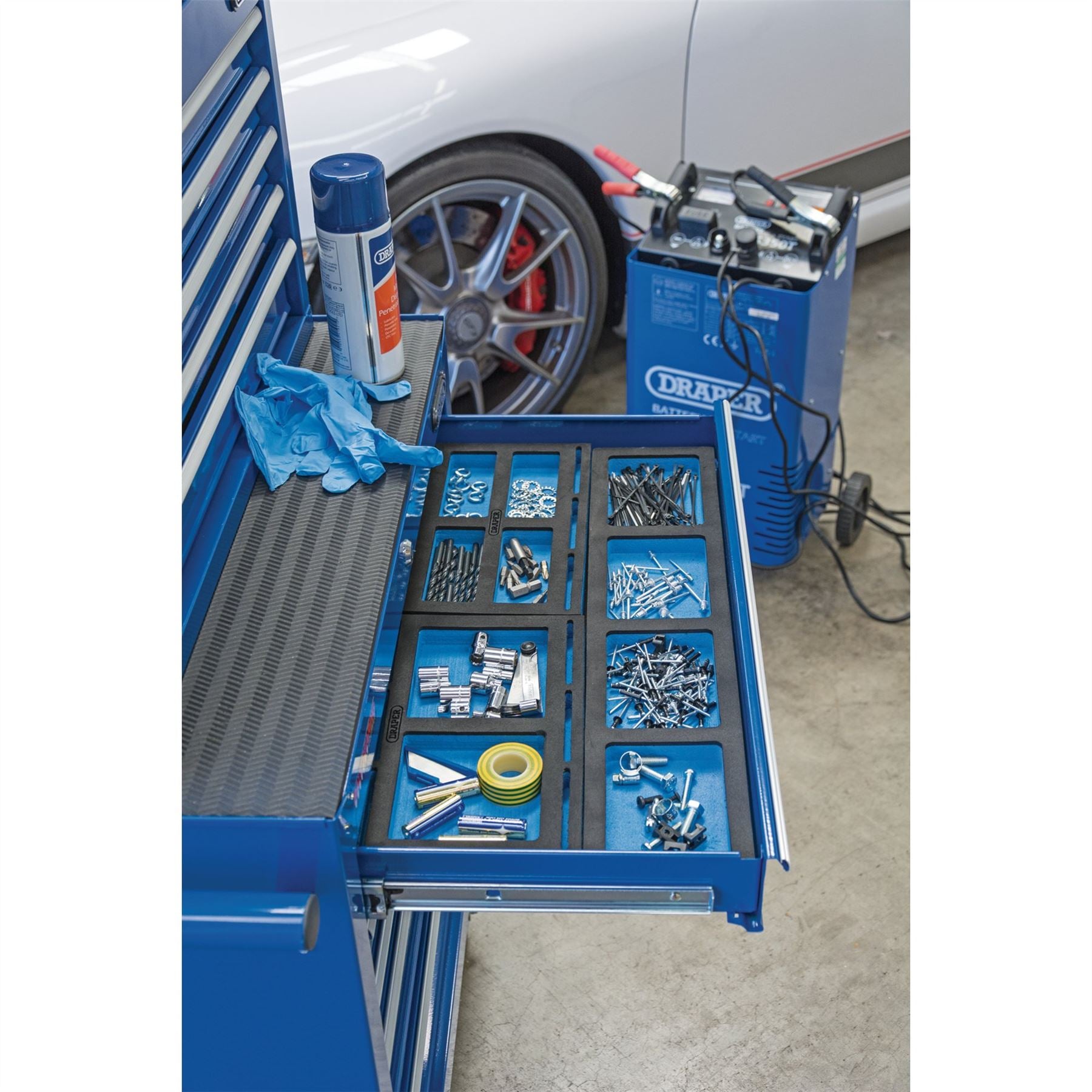 Draper 75047 1/4 Drawer EVA Insert Infill Tray 3 Piece Draper