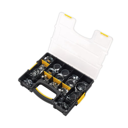 Sealey SHC85AC Hose Clip Assortment 85pc Ø8-57mm Sealey