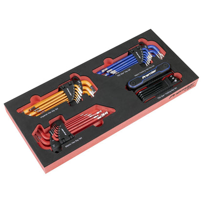 Sealey TBT62 Premier Master Key Set with Tool Tray 43pc Sealey