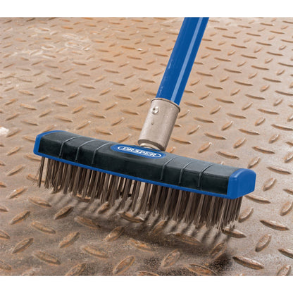 Draper 17189 Stainless Steel Bristle Scrub Brush 180mm Draper