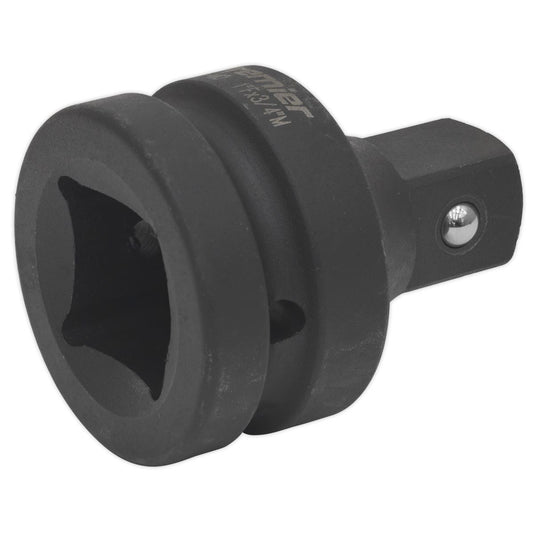 Sealey AK5405 Impact Adaptor 1"Sq Drive Female - 3/4"Sq Drive Male Sealey