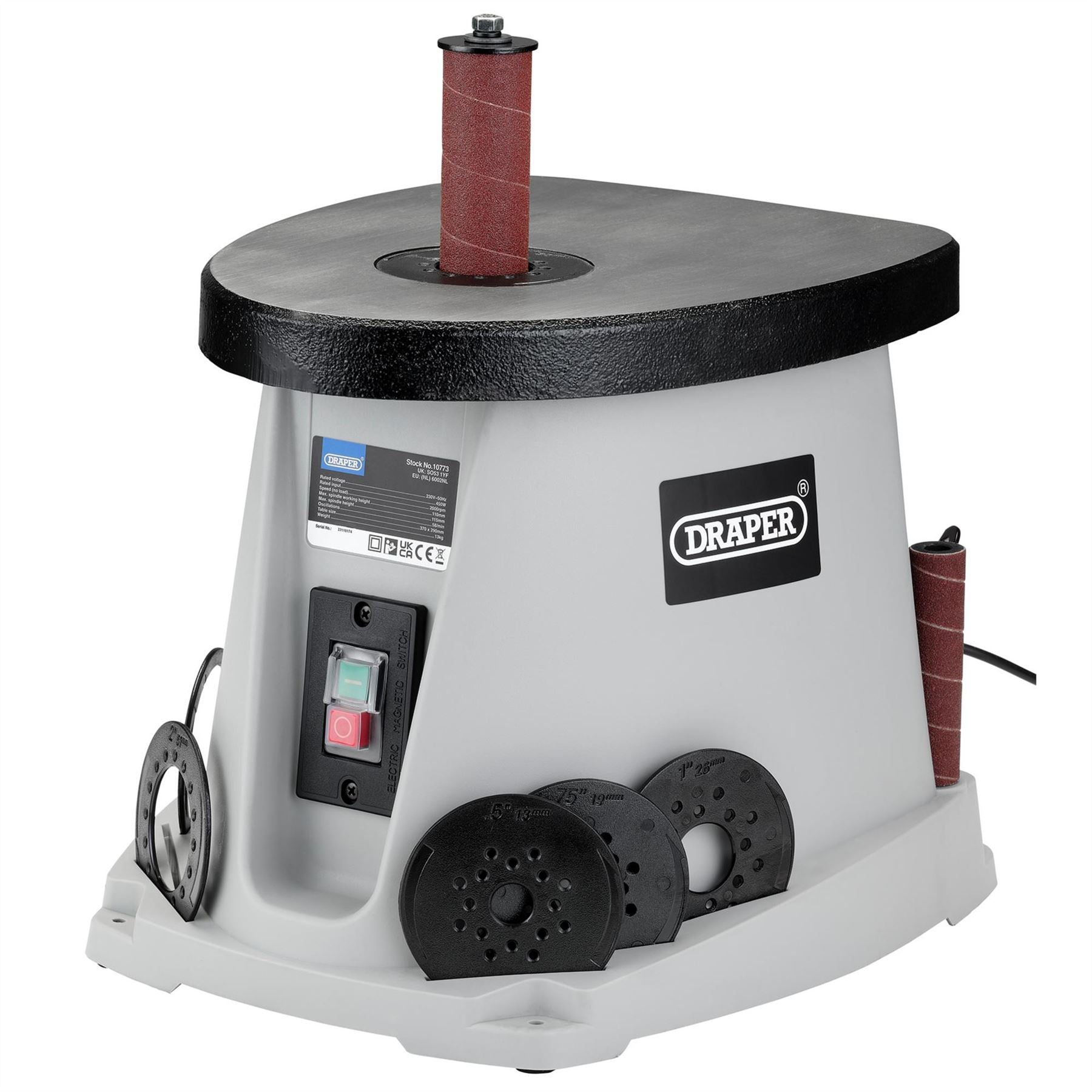 Draper 10773 Oscillating Spindle Sander 450W Draper