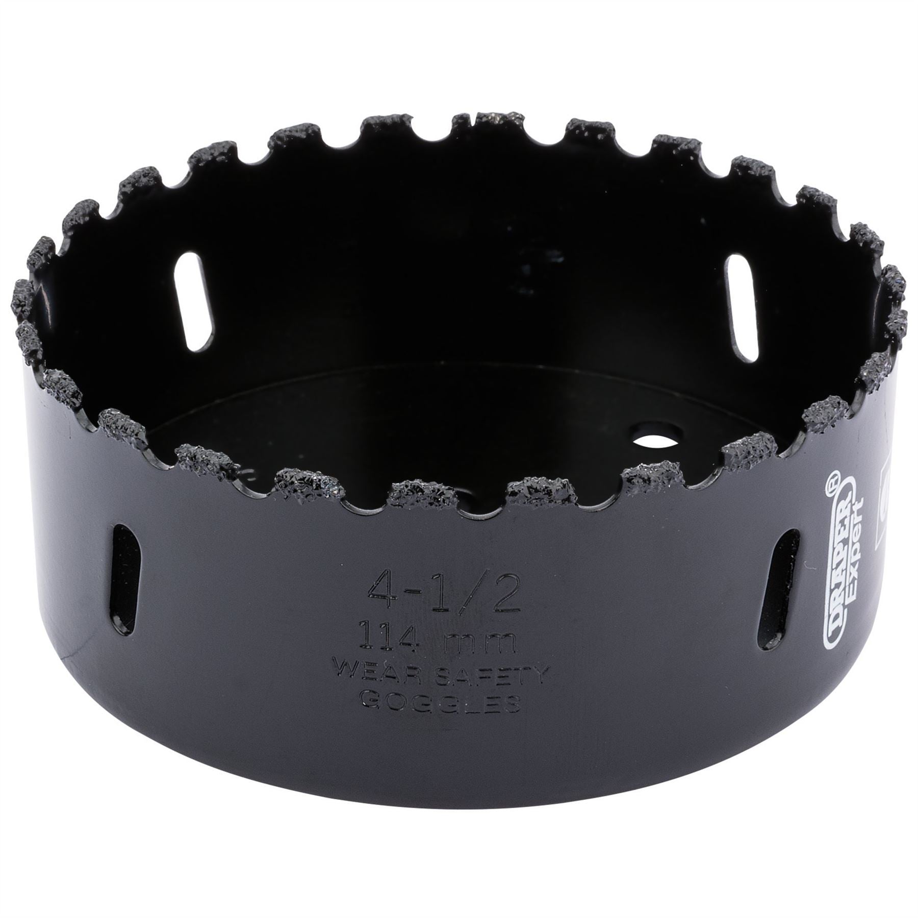 Draper 34969 Tungsten Carbide Grit Hole Saw 114mm Draper
