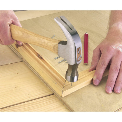 Draper 42496 Hickory Shaft Claw Hammer 450g/16oz Draper