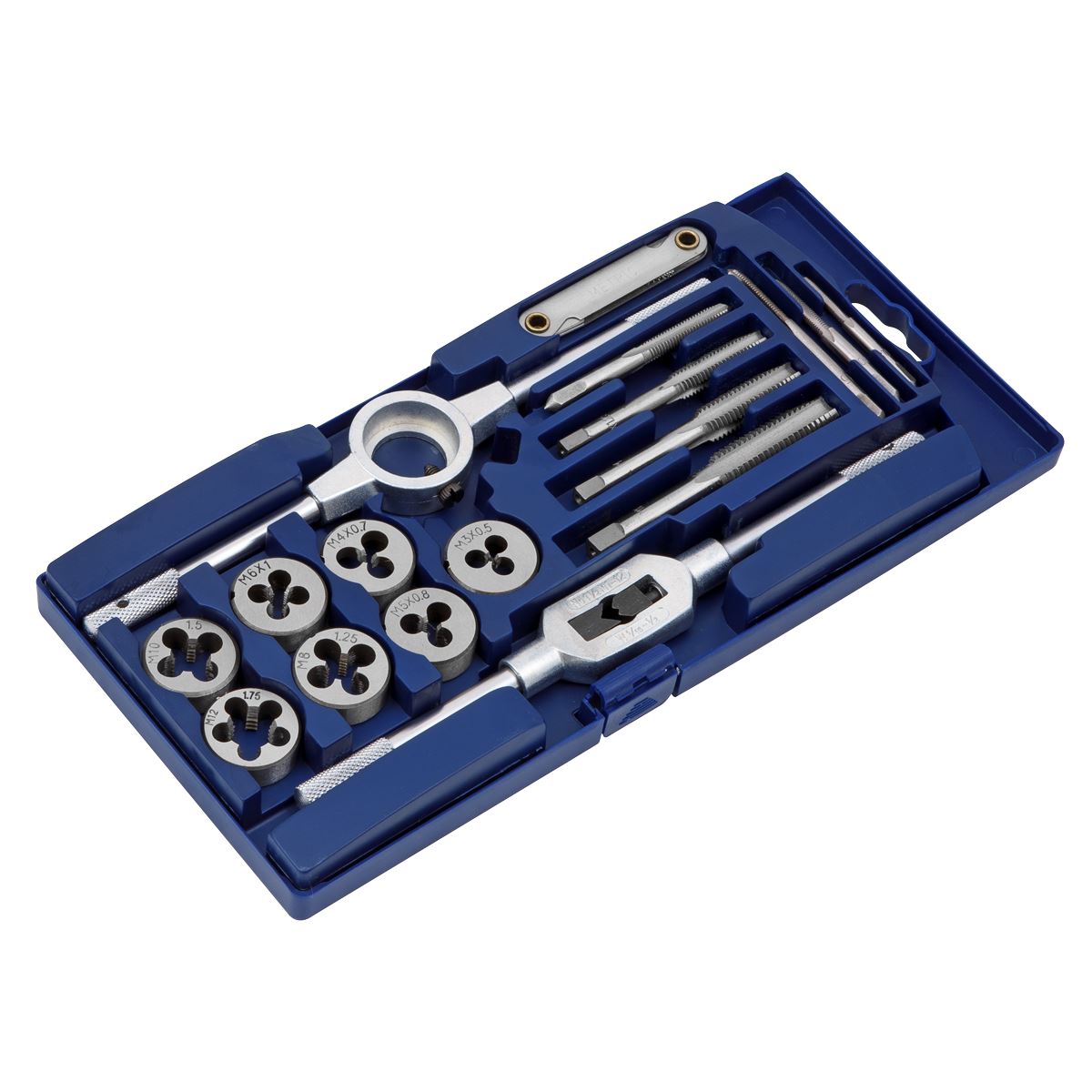 Sealey AK321 Tap & Die Set 17pc Metric Sealey