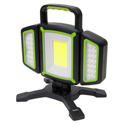 Sealey LED18WFLCOMBO Rechargeable Flexible Floodlight with Tripod Sealey