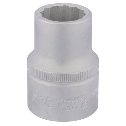 Elora 00434 Bi-Hexagon Socket 3/4" 3/4" Sq. Dr. Elora