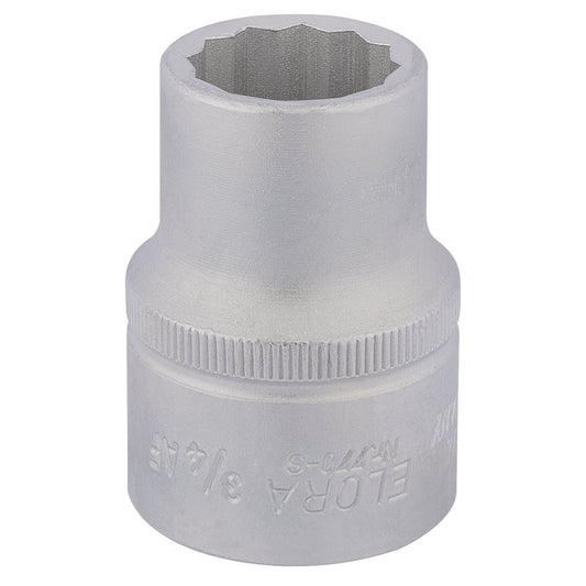 Elora 00434 Bi-Hexagon Socket 3/4" 3/4" Sq. Dr. Elora