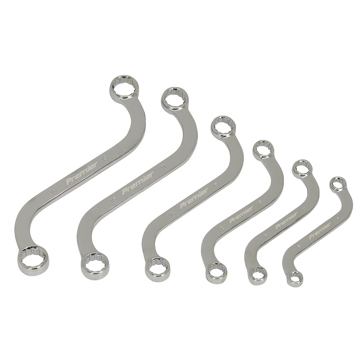 Sealey AK6315 S-Spanner Set 6pc - Metric Sealey