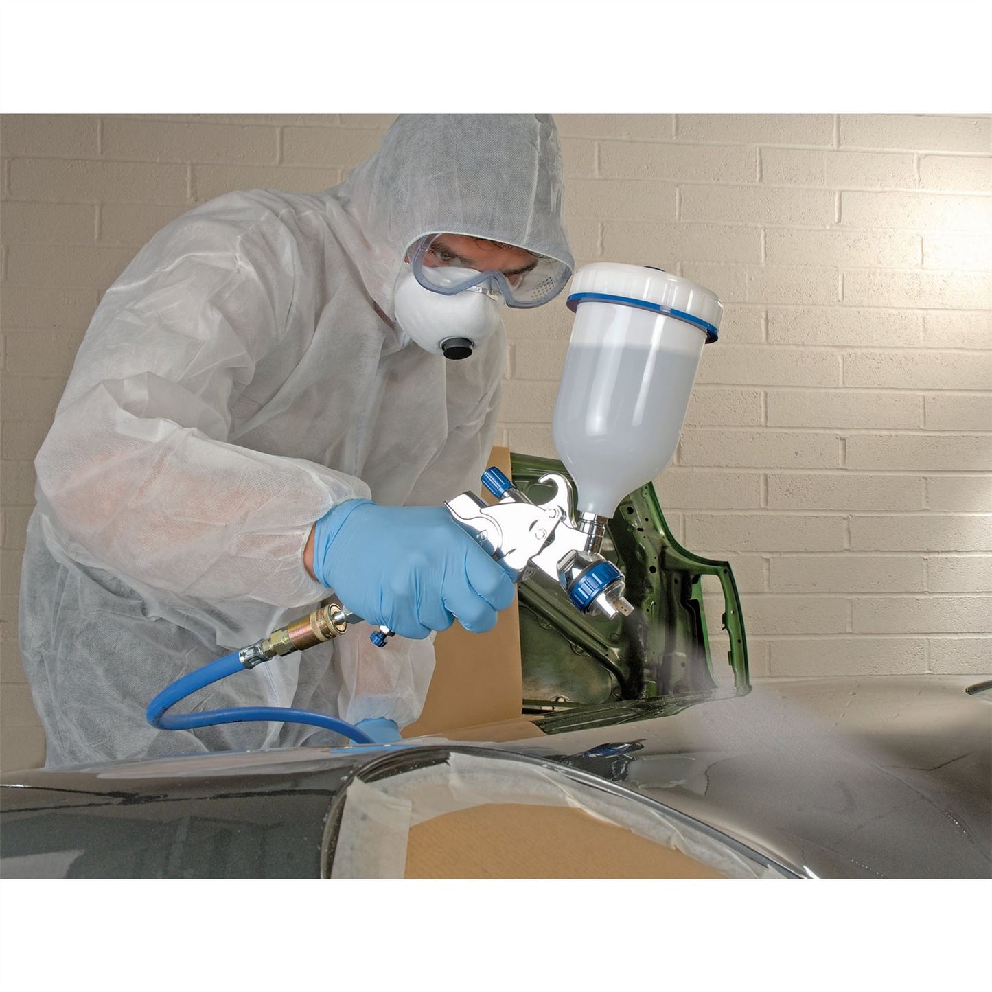 Draper 09706 Gravity Feed HVLP Air Spray Gun 600ml Draper