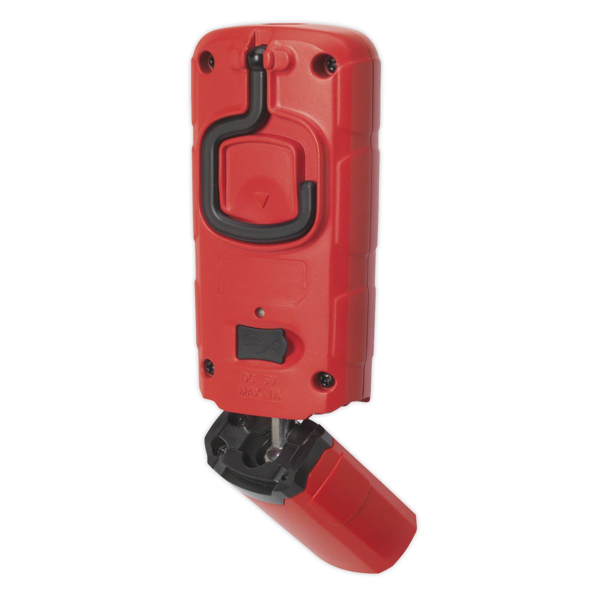 Sealey LED3601R Rechargeable 360° Inspection Light 3W COB & 1W SMD LED Red Lithium-Polymer Sealey