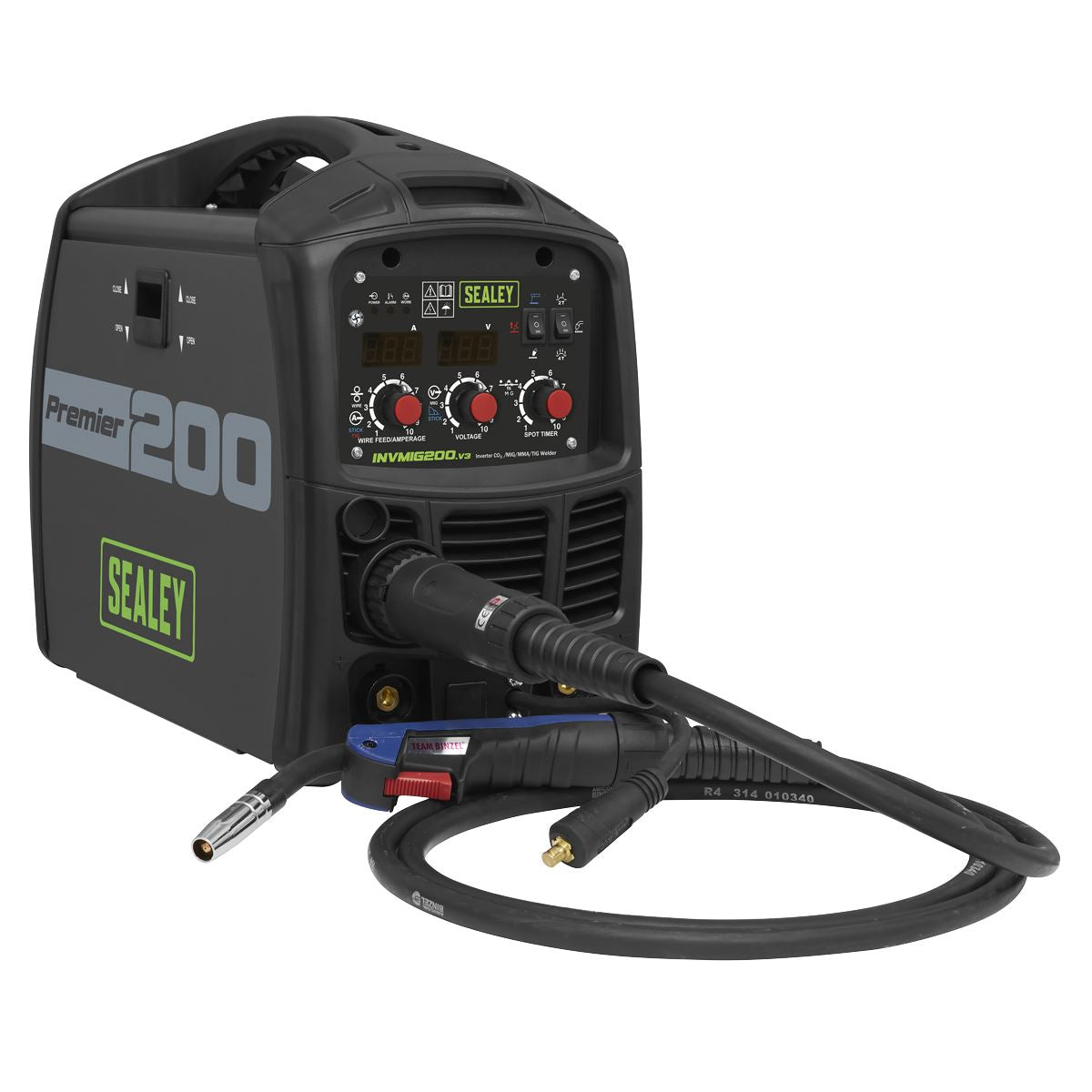 Sealey INVMIG200 Inverter Welder MIG TIG & MMA 200A Sealey