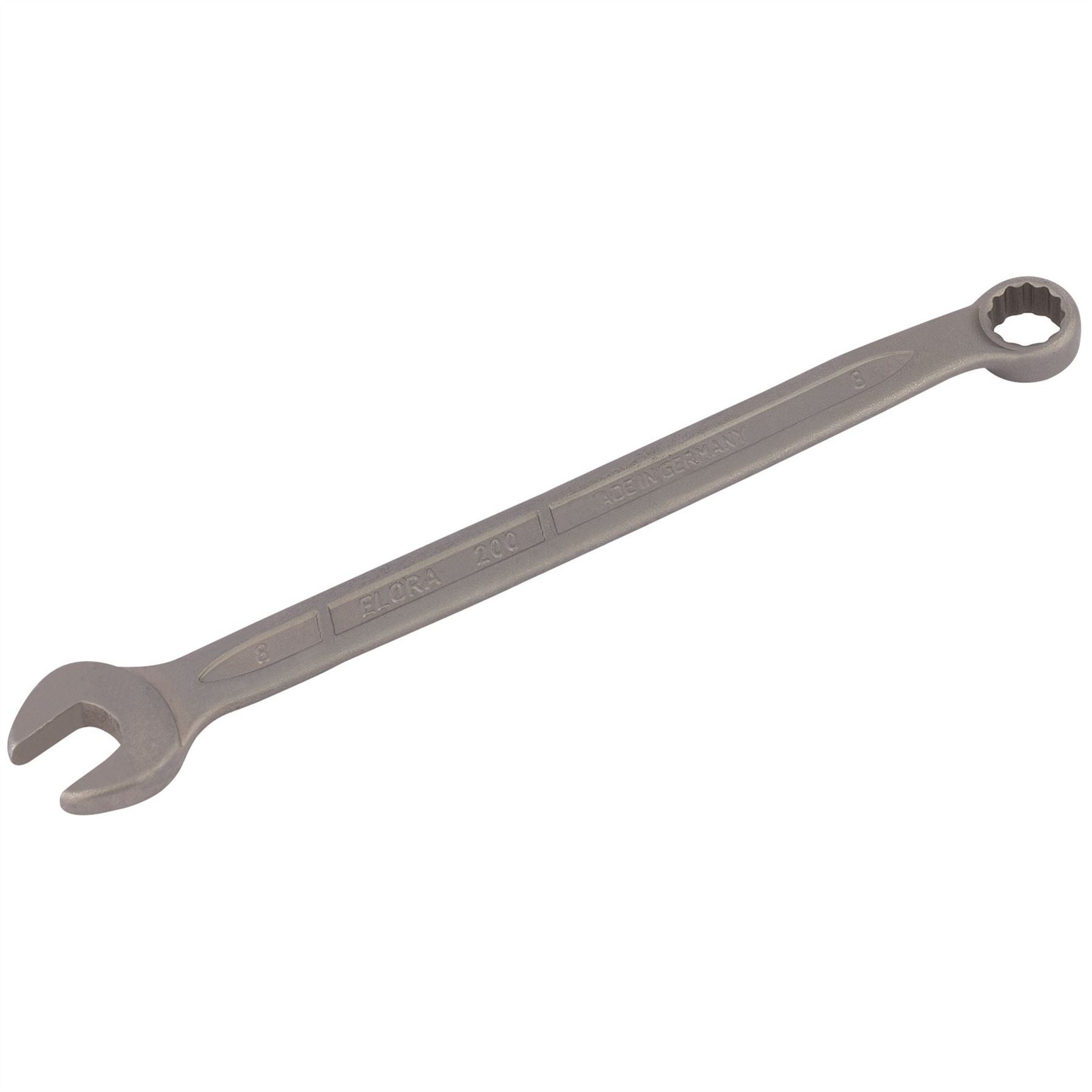 Elora 44011 Long Stainless Steel Combination Spanner 8mm Elora
