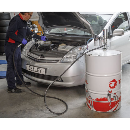 Sealey AK4560D Oil Dispensing Pump Station Air Operated Sealey