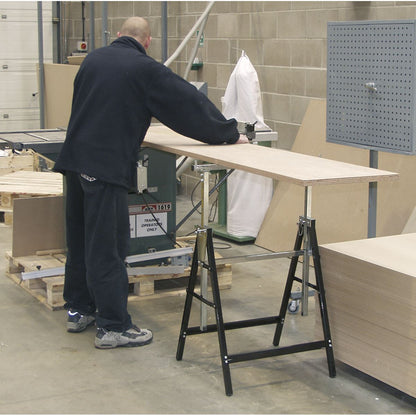 Sealey FDT32 Fold Down Telescopic Trestle - 200kg Capacity - Pair Sealey