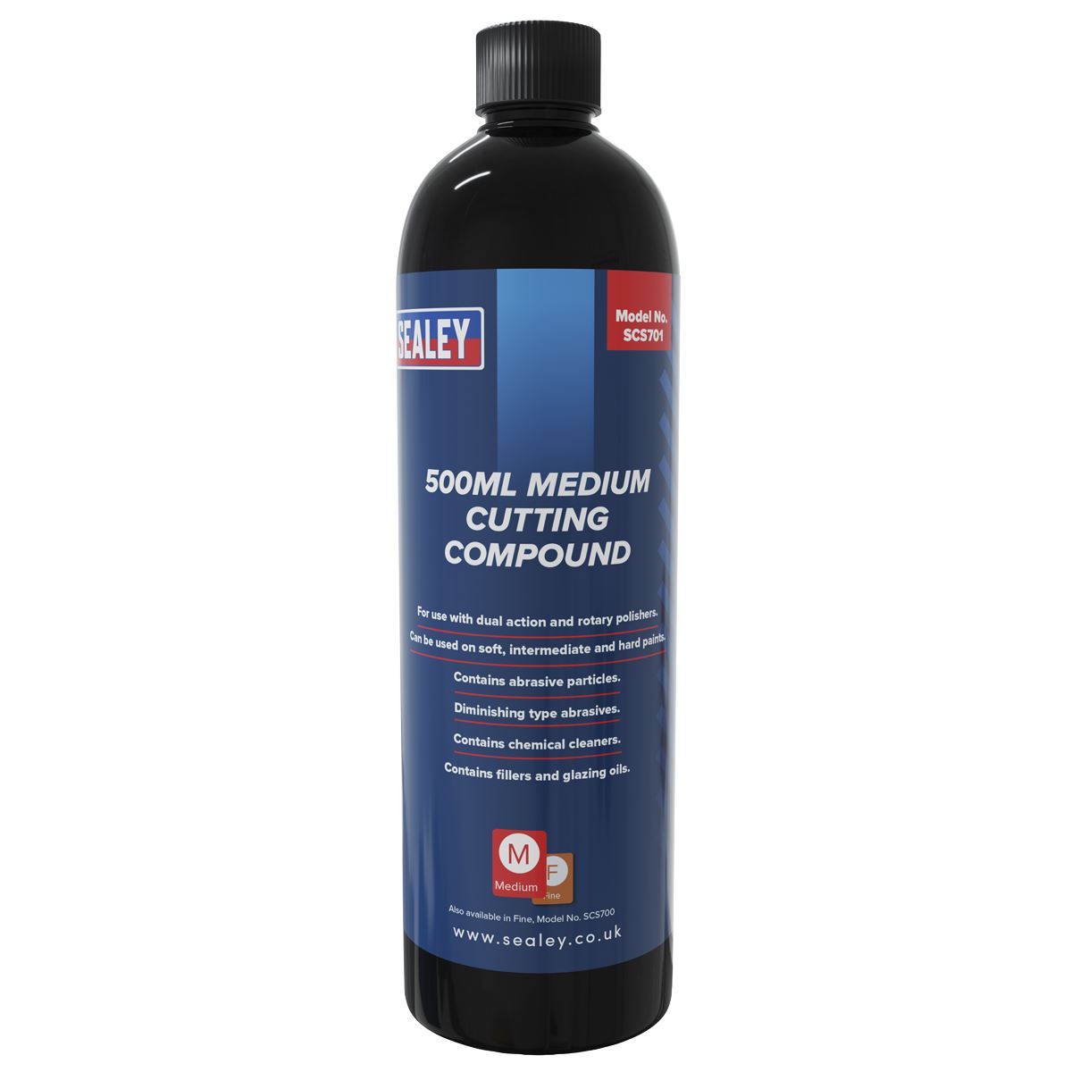 Sealey SCS701 Cutting Compound Medium 500ml Sealey